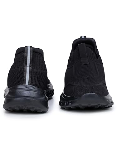 ATHCO Men's Drift Black Walking Shoes - Image 4
