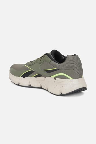 Reebok Zig Titanica Lite Men's Olive Running Shoes - Image 2