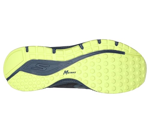 Skechers Men's GO Run CONSISTENT - Navy/Lime - Image 3