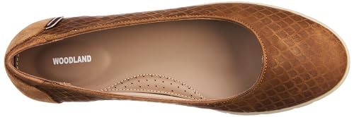 Woodland Women's Camel Nubuk Bally - Image 5