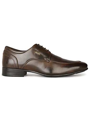 Bata Men's Lace-up Formal Shoes - Brown - Image 2