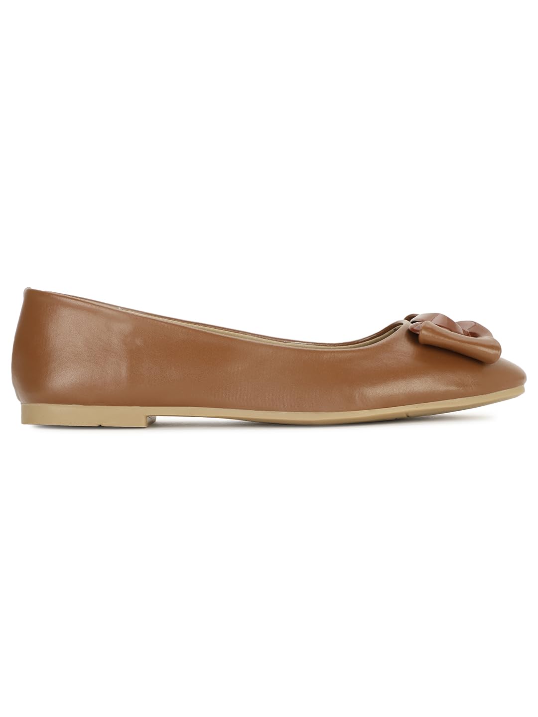 Bata Women's Slip-on Ballet Flat - Brown - Image 2