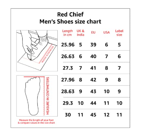 Red Chief Men's Black Formal Derby Shoes - Image 3