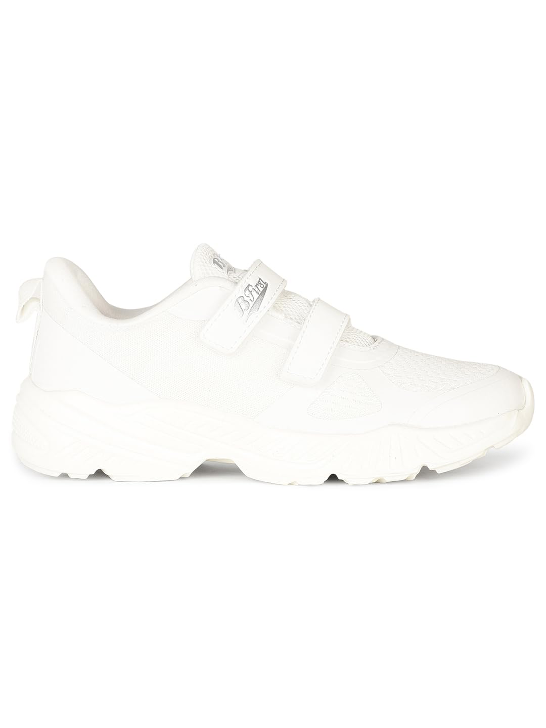 Bata Unisex Velcro School Shoes - White - Image 3