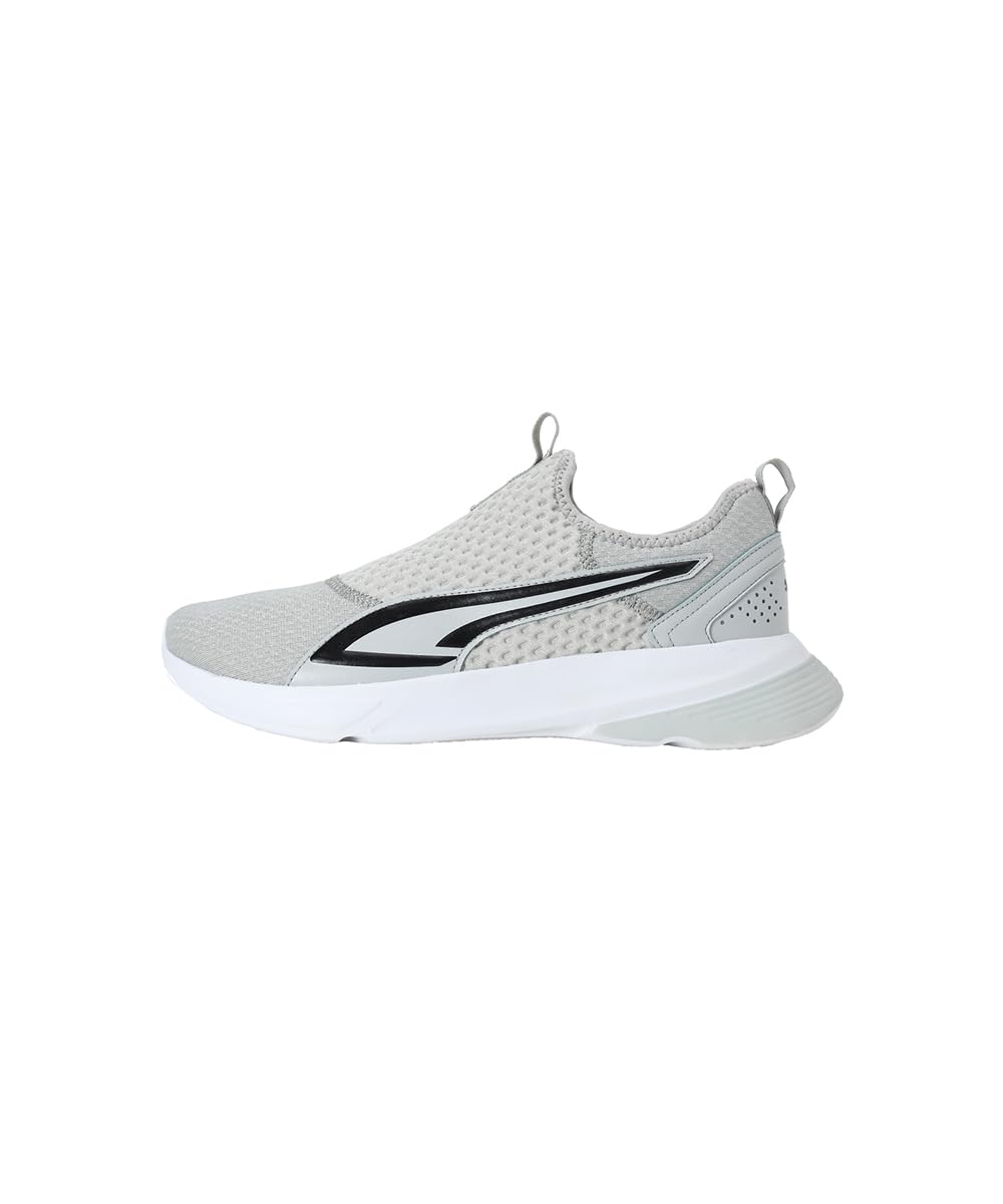 Puma Mens Asteride Sneaker - Ash Gray Black White - Image 2