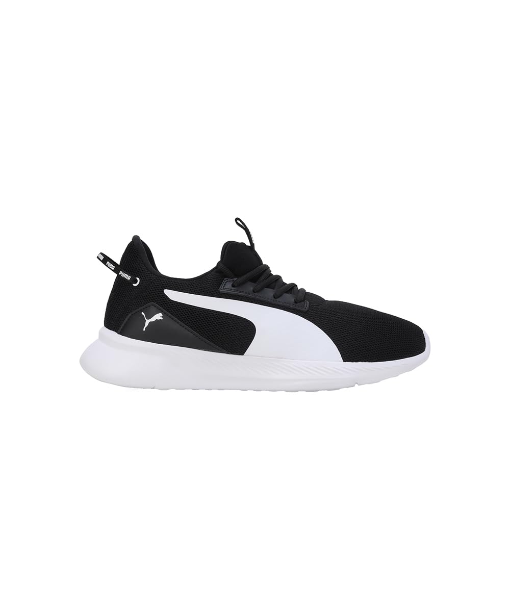Puma Mens Smooth Walk Running Shoe - Black White - Image 3