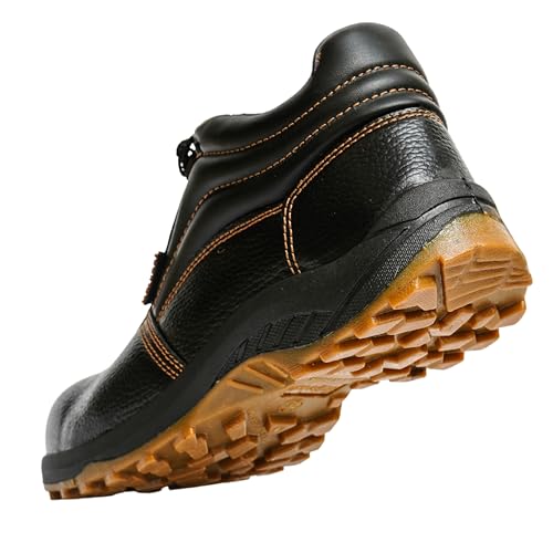 HILLSON Men's Safety Shoes - Black Steel Toe - Image 4