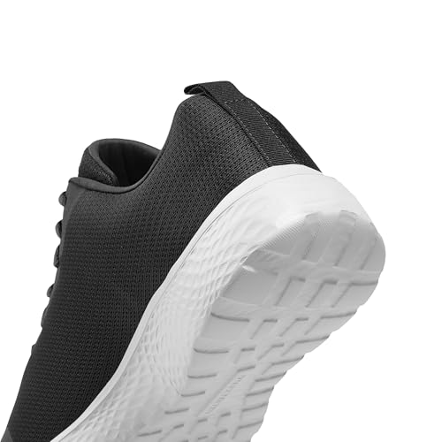 Skechers Men's Black/White Running Shoe - Image 5