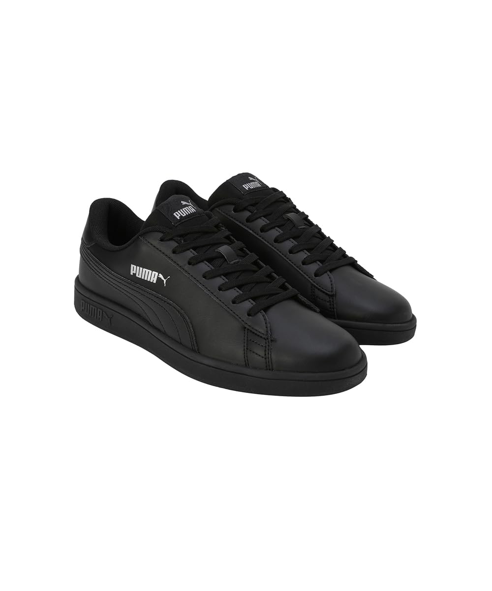 Puma Smashic Sneaker - Black Matte Silver Unisex - Image 5