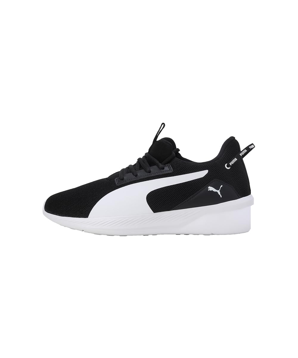 Puma Mens Smooth Walk Running Shoe - Black White - Image 2