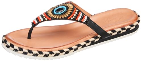 Woodland Women's Black NAPPA Slippers
