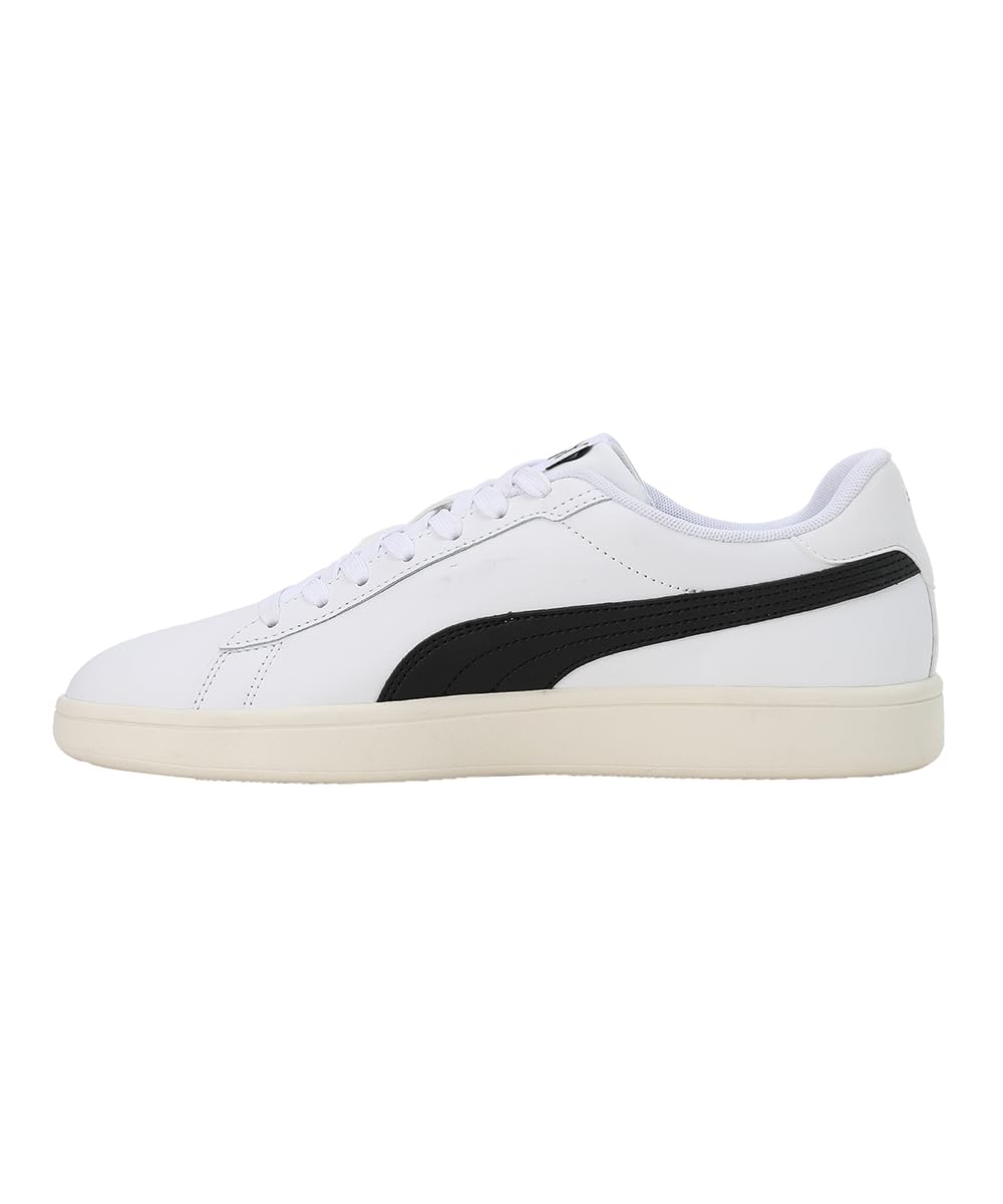 Puma Smash 3.0 Sneaker - White Black Gold - Image 2