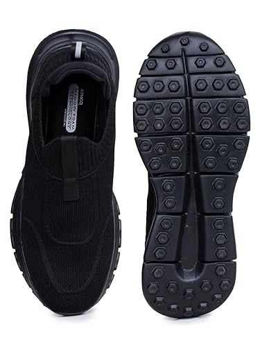 ATHCO Men's Drift Black Walking Shoes - Image 3