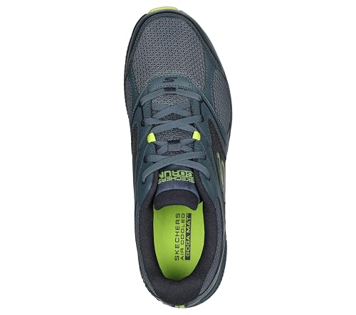 Skechers Men's GO Run CONSISTENT - Navy/Lime - Image 2