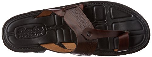 Bata Men's Slip-on Sandal - Maroon - Image 5