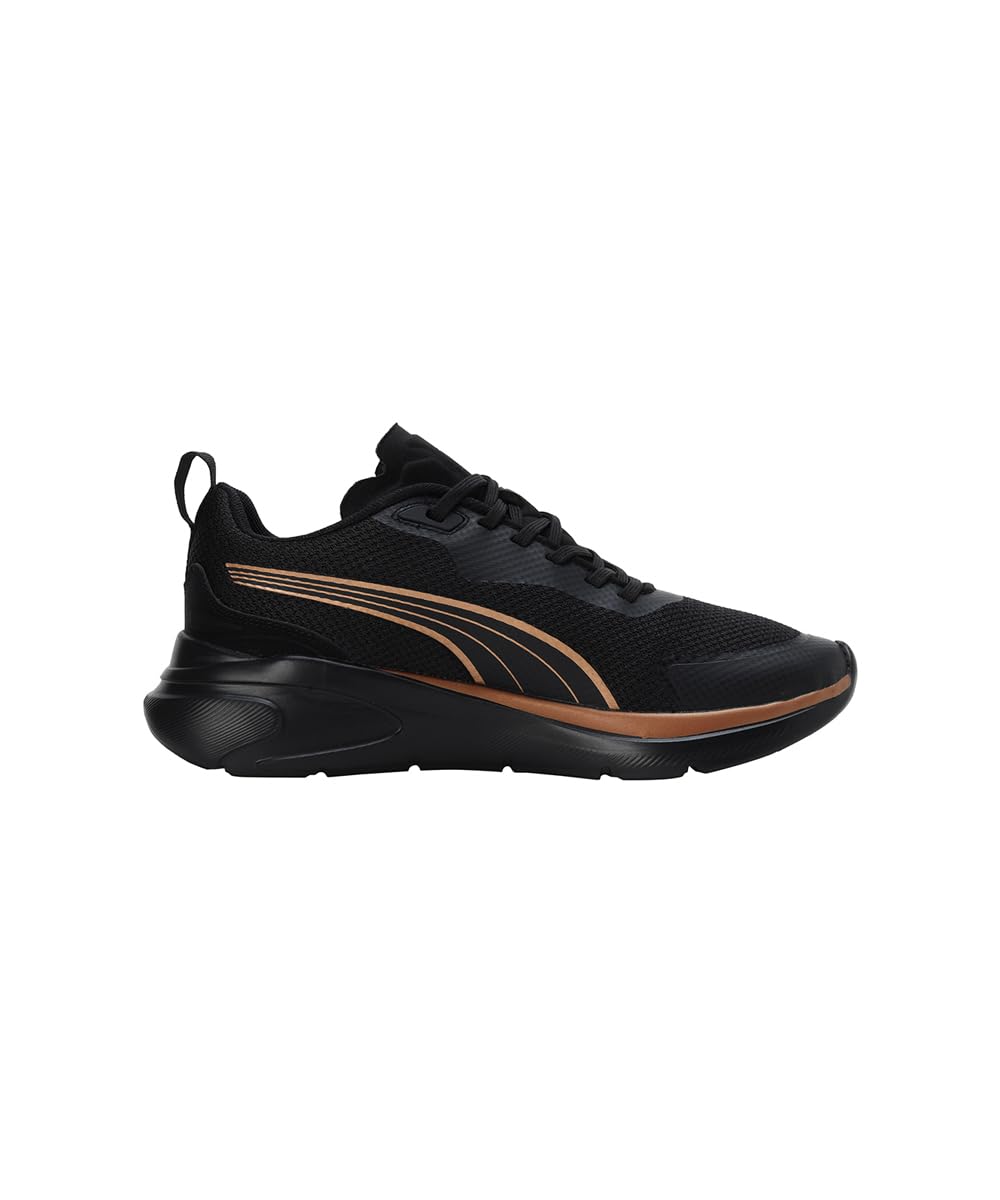 Puma Turboglide WNS Running Shoe - Black Gold Gray - Image 3