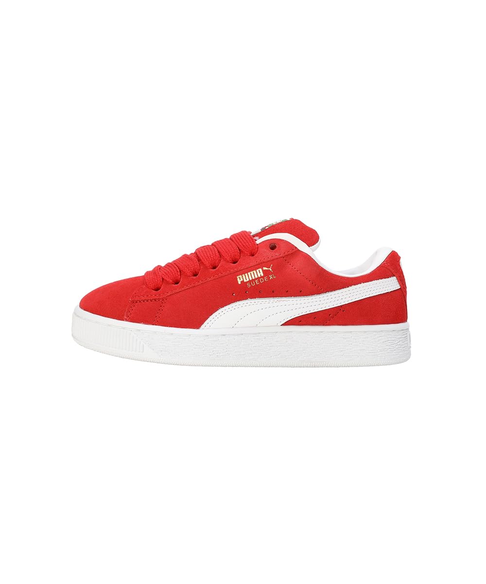 Puma Unisex Suede Sneaker - Red White - Image 2