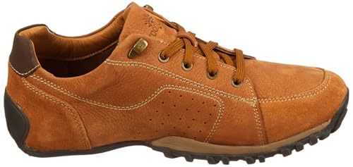 Woodland Men's Cashew Brown Nubuk Casual Shoes - Image 4