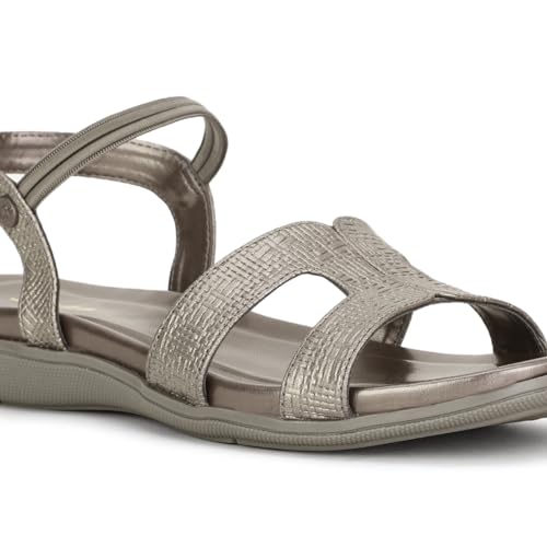 Bata Grey Slip-on Sandals for Women - Image 2