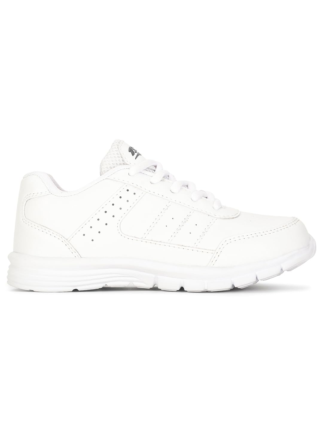 Bata Boys White Lace-up School Shoes - Image 2