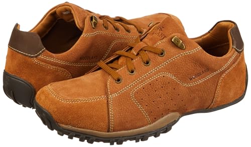 Woodland Men's Cashew Brown Nubuk Casual Shoes - Image 2