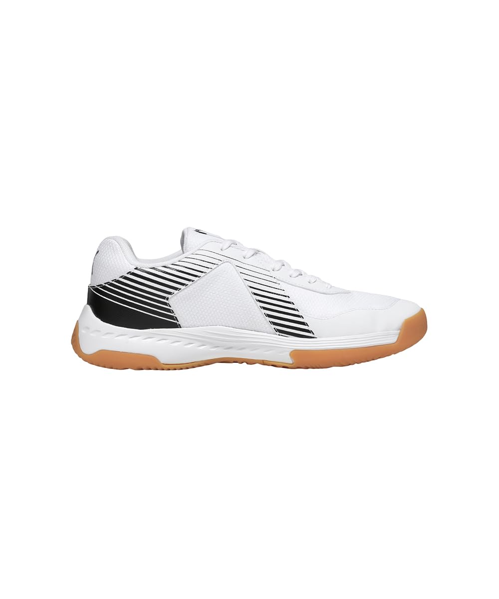 Puma Badminton Smash Sprint White-Black Indoor Shoe - Image 3