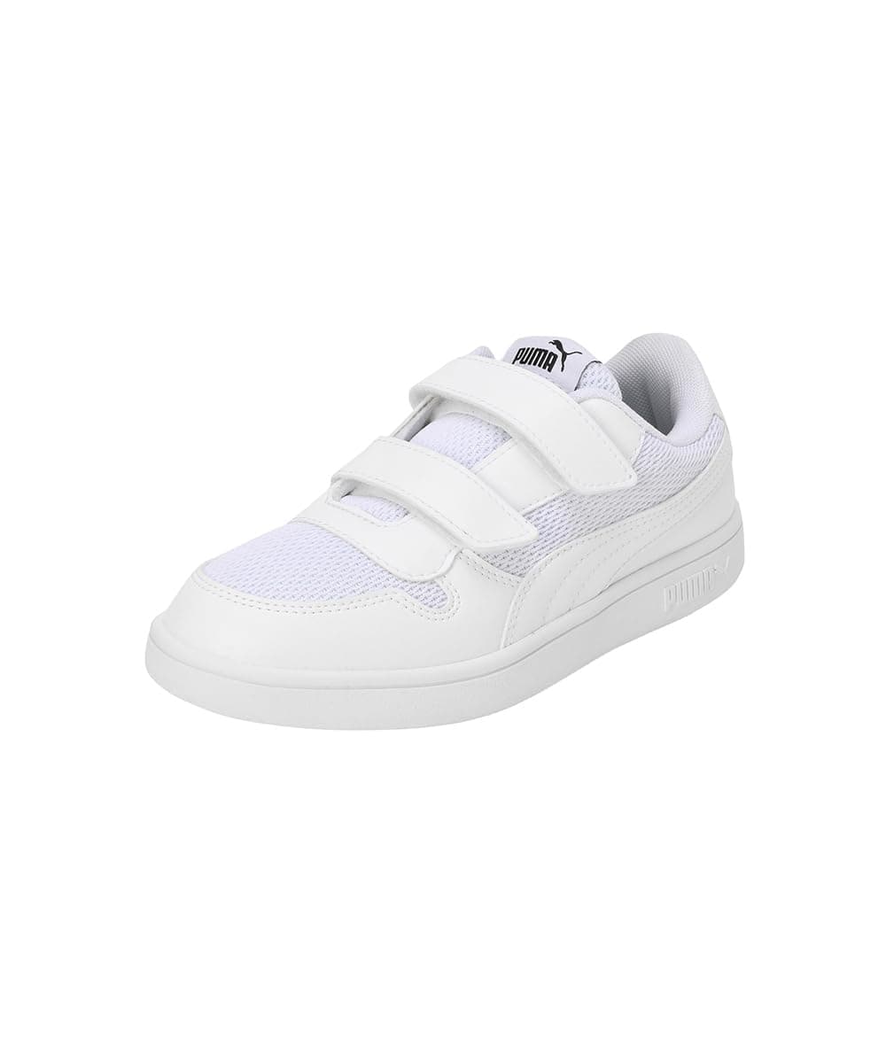 Puma Unisex Kid Smash Comfort Sneaker - White Black
