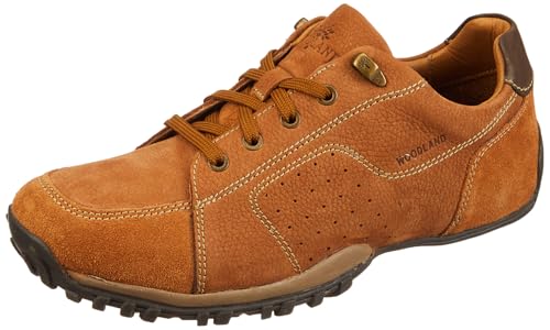 Woodland Men's Cashew Brown Nubuk Casual Shoes