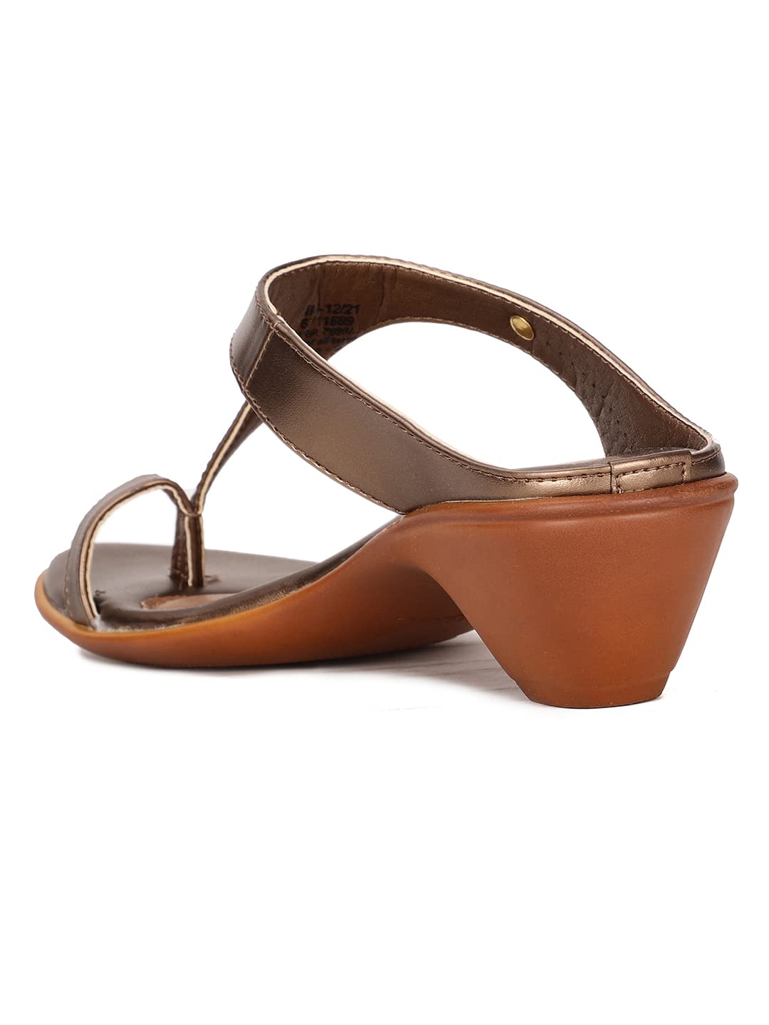 Bata Women's Copper Block Heel Sandals - Image 3