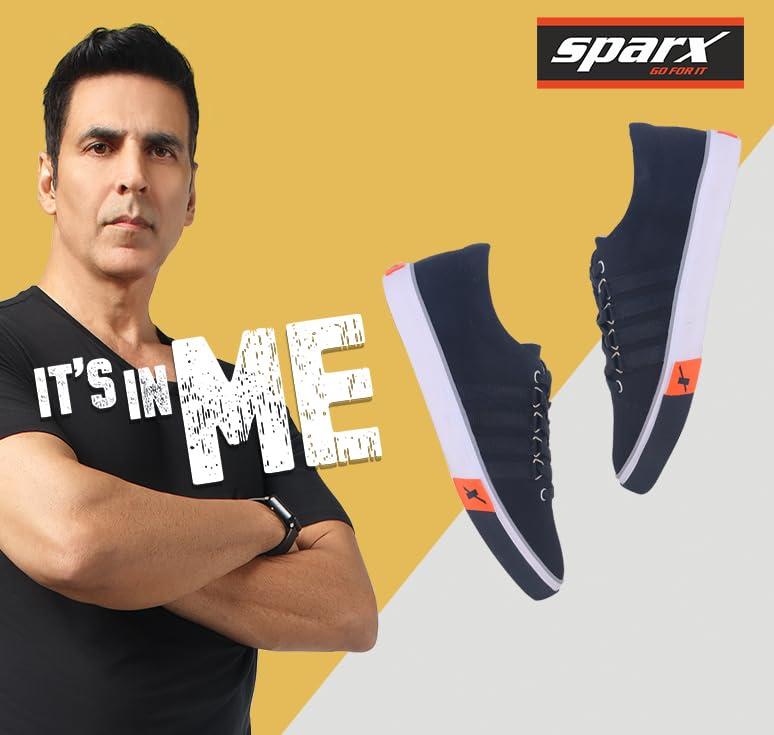 Sparx Men's Black Sneakers - Image 3