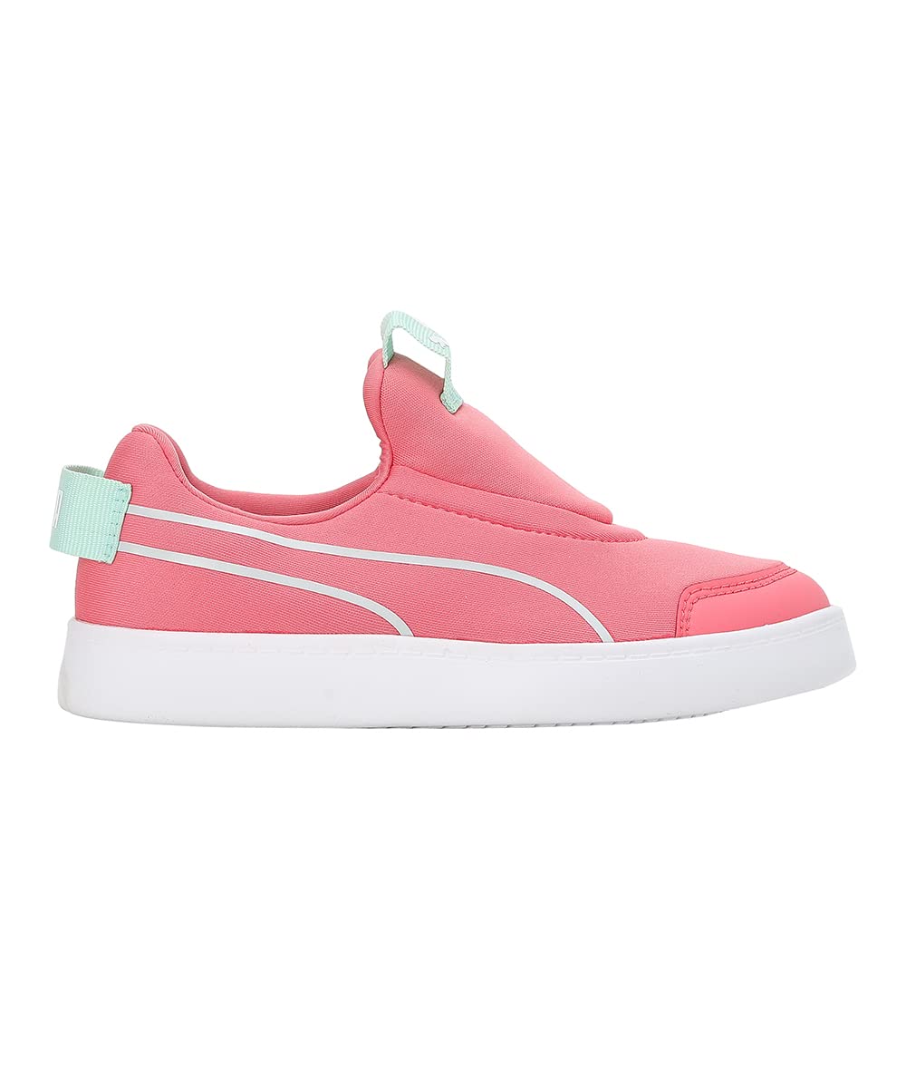 Puma Courtflex v2 Slip On Sneaker - Loveable Minty Burst White - Image 3