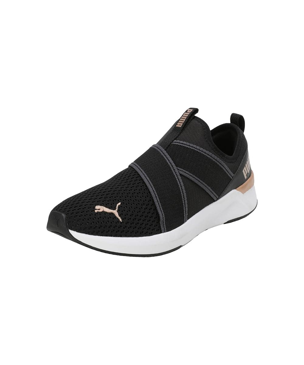 Puma Men Softride Harli Slip-on - Black White Gold