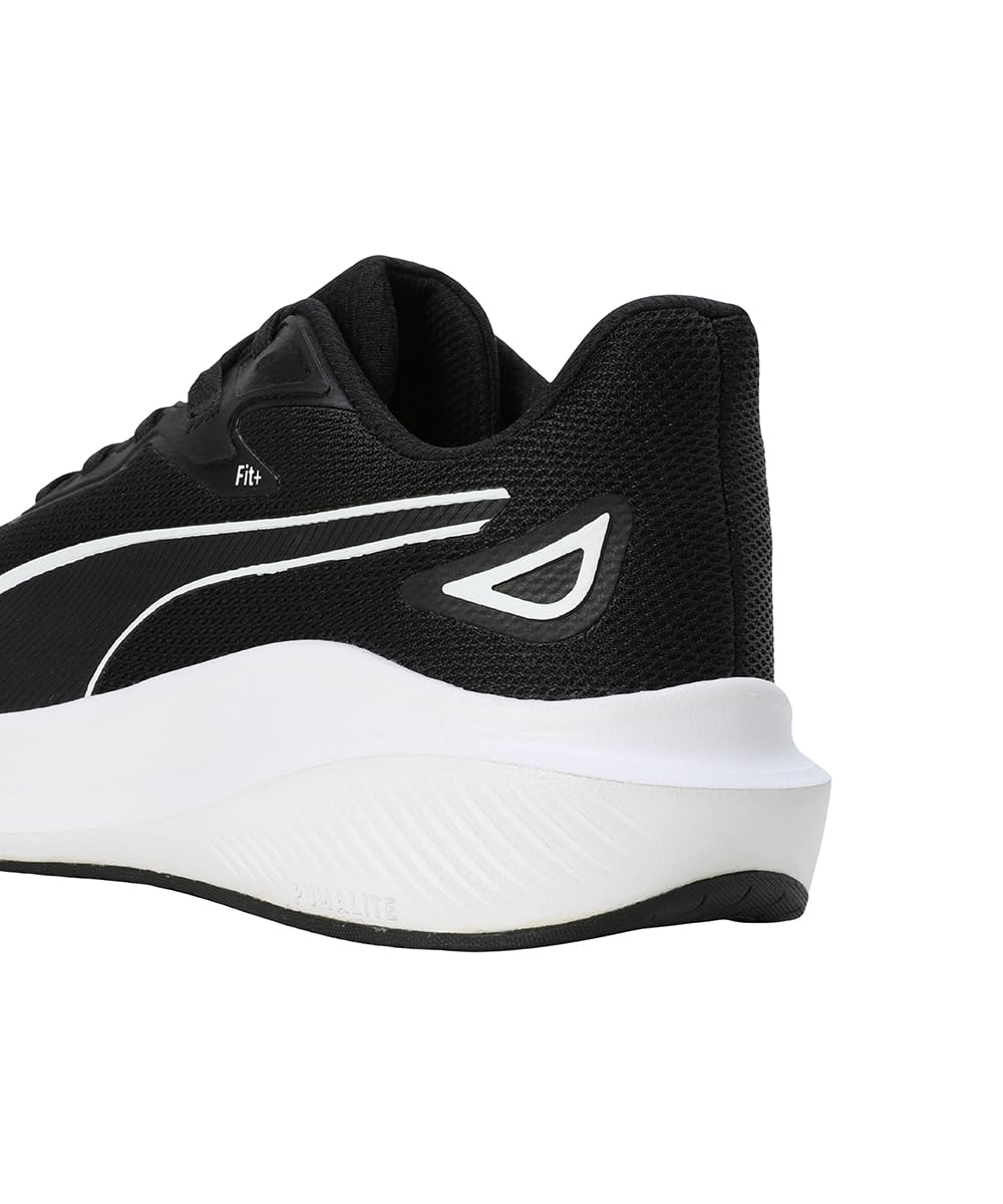 Puma Men Skyrocket Lite Running Shoe - Black White - Image 4