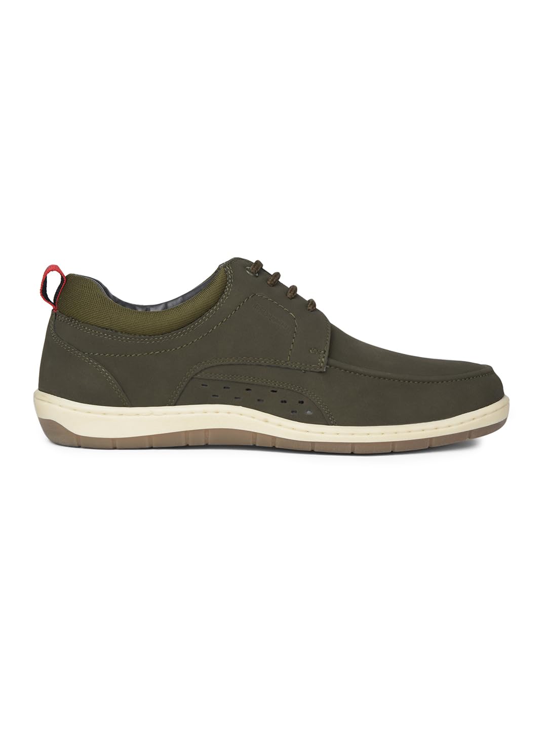 Bata Men's Olive Formal Derby Shoes - Image 4