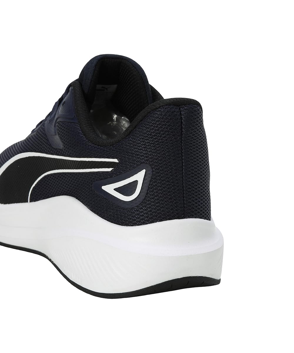 Puma Skyrocket Lite Navy Black White Running Shoe for Men - Image 4