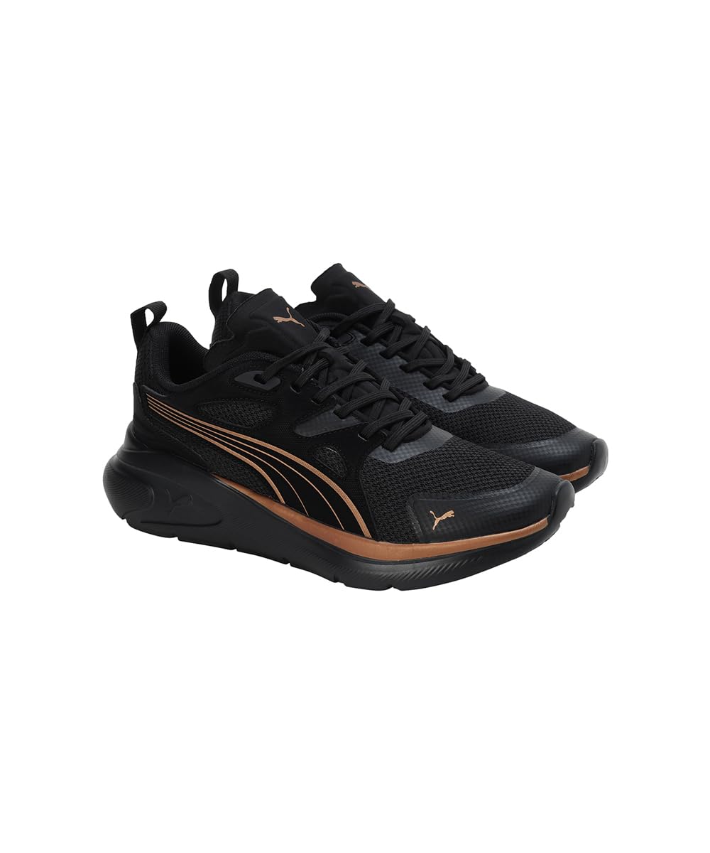 Puma Turboglide WNS Running Shoe - Black Gold Gray - Image 5