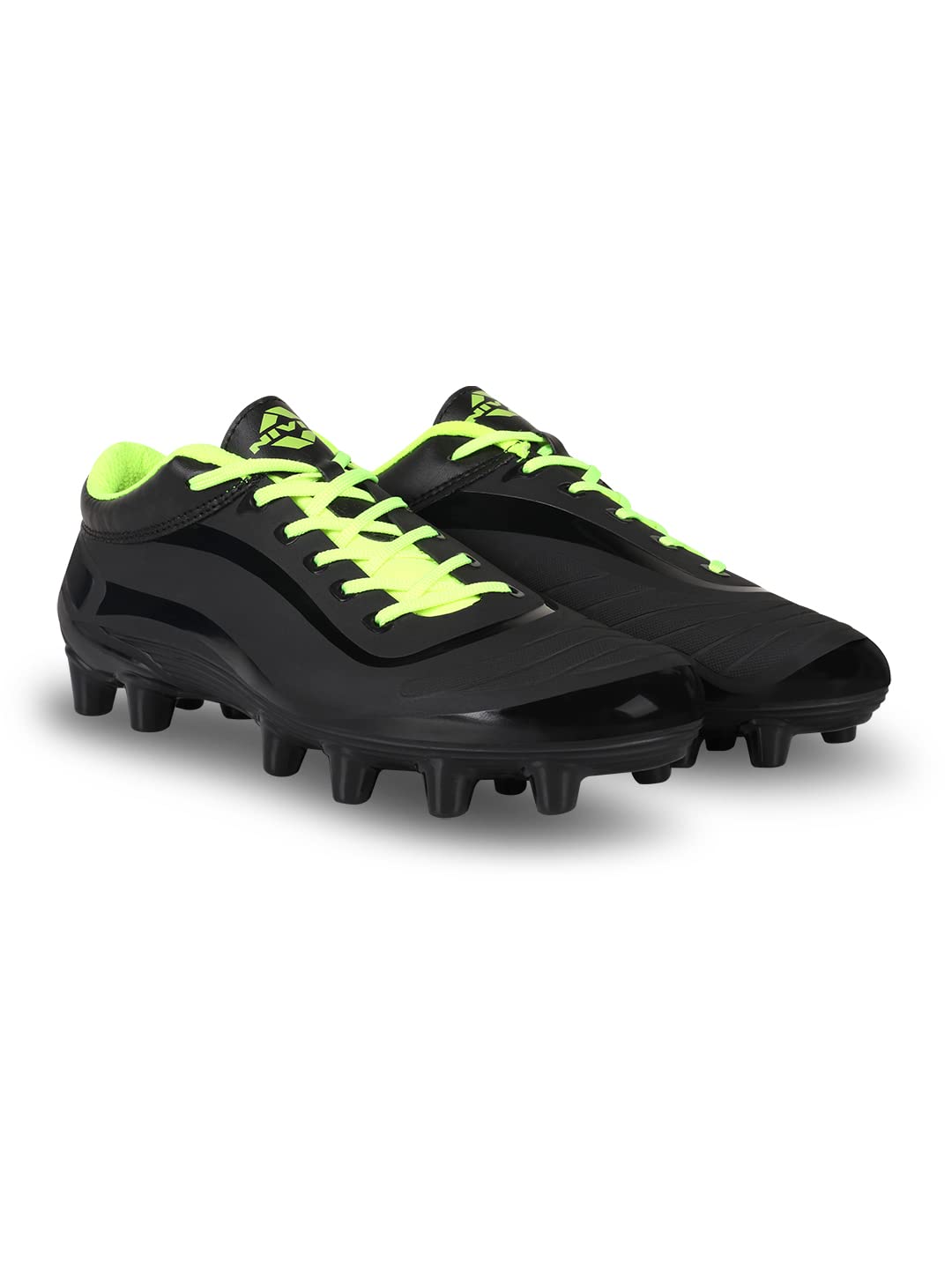 Nivia Men's Airstrike Football Stud - Black Green - Image 3