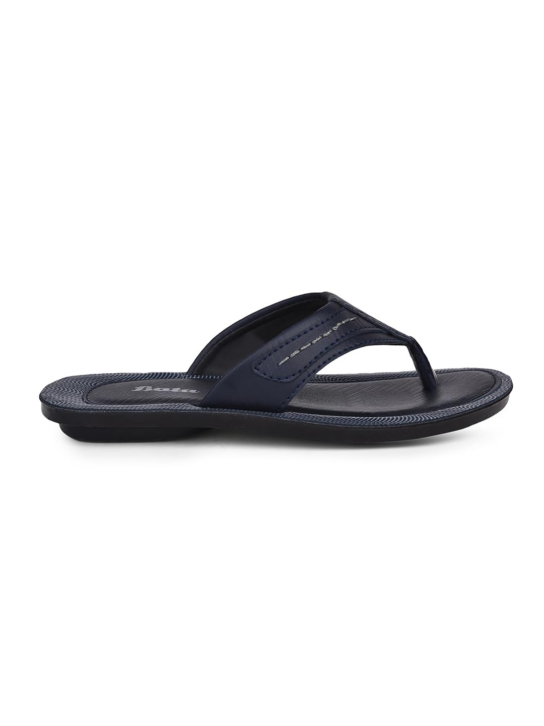 Bata Men's Navy Slip-On Slippers - Image 2