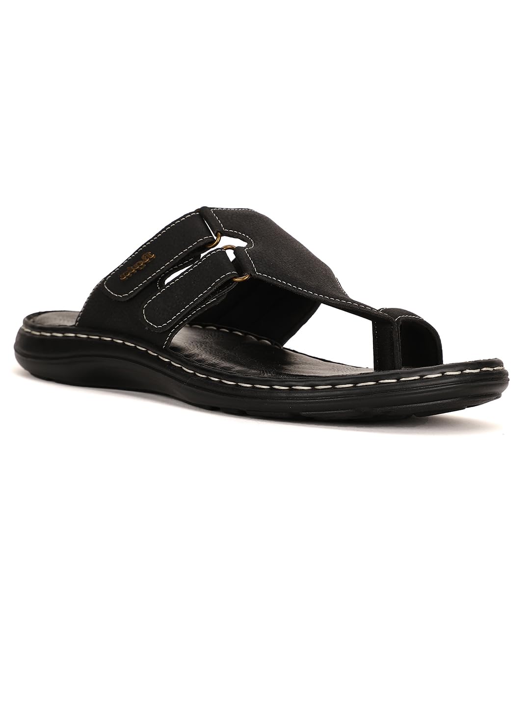 Bata Men's Black Slip-on Sandal