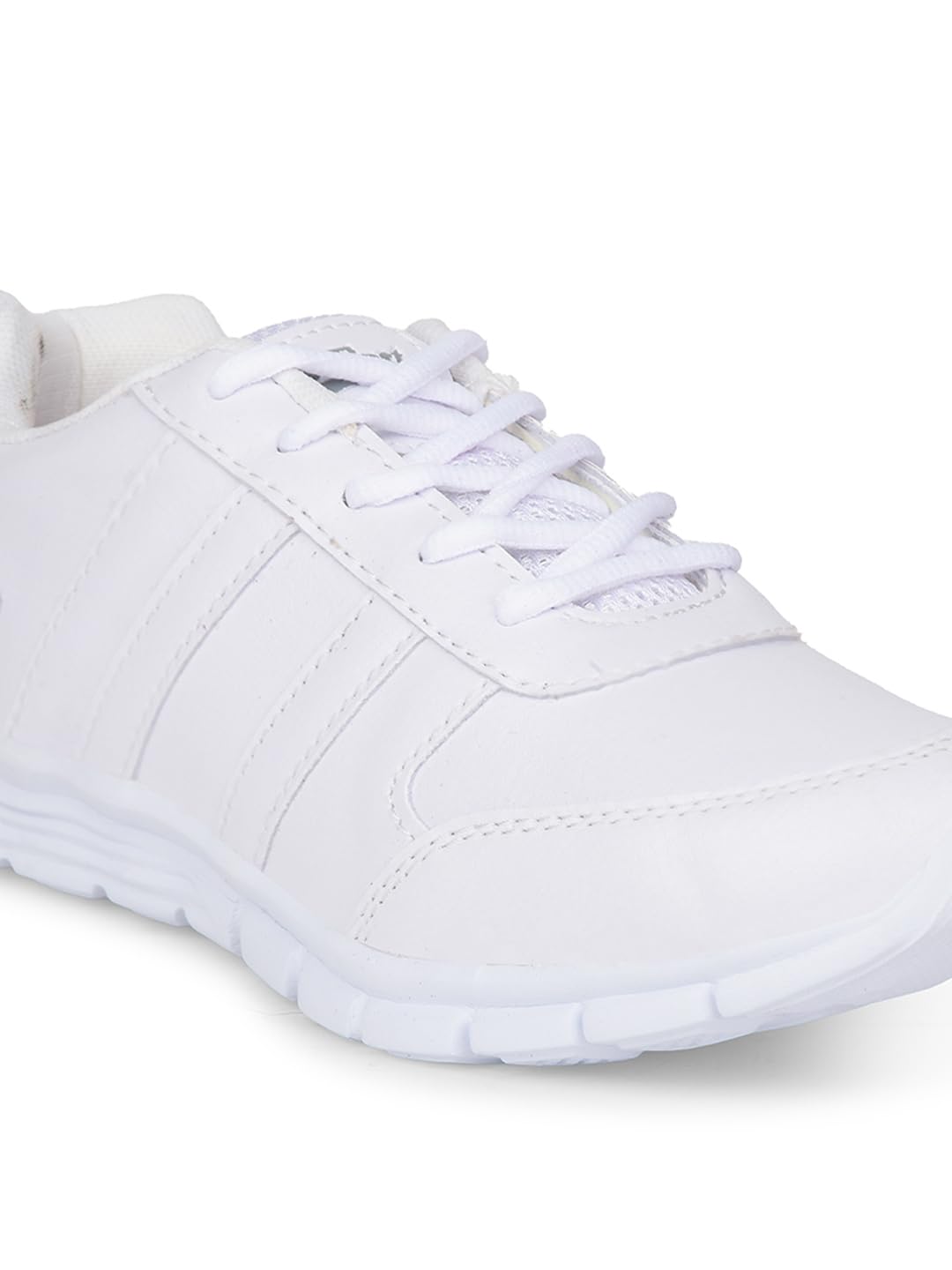 Bata Boy's Lace-up School Shoes - White - Image 5