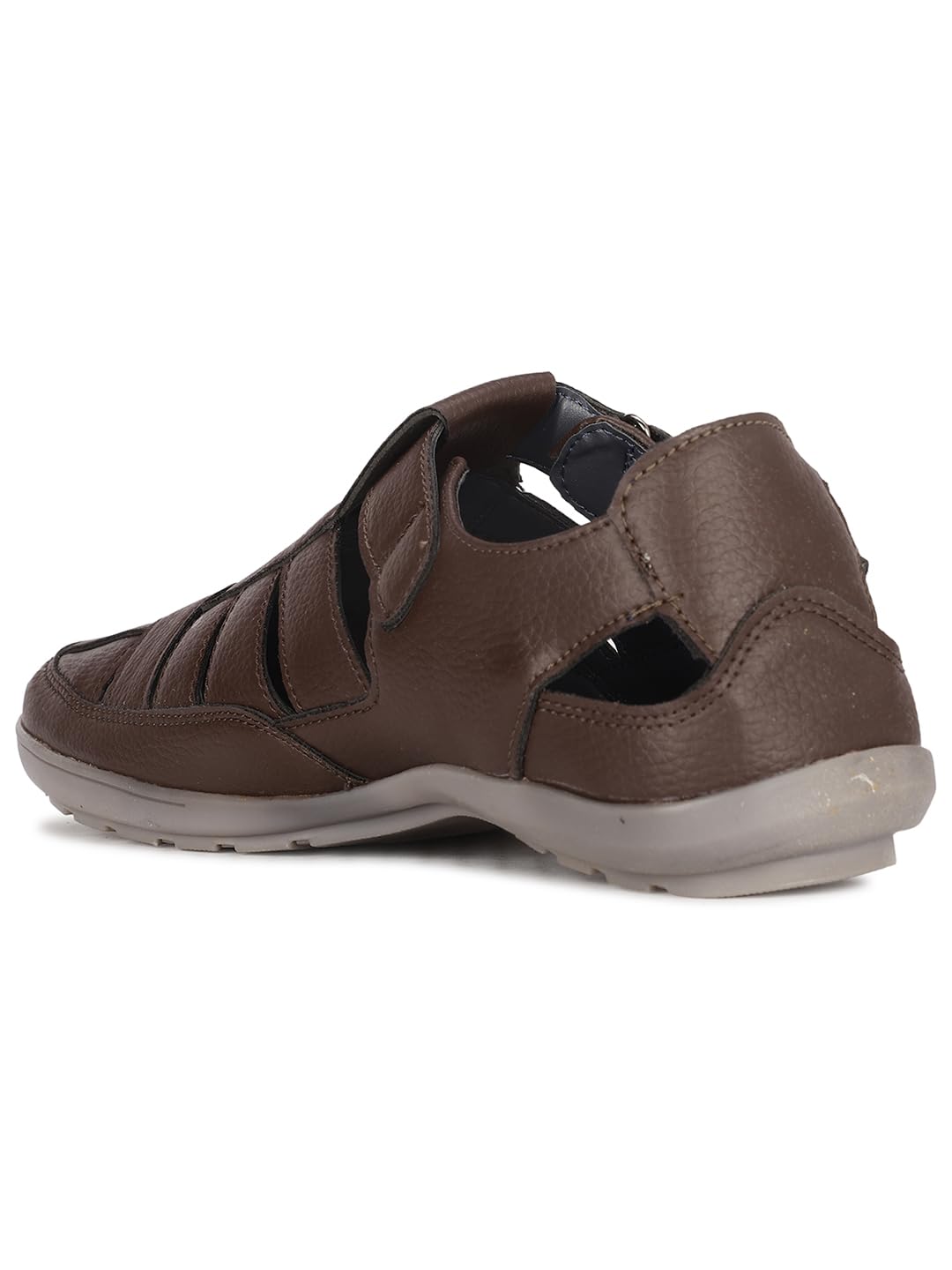 Bata Men's Brown Slip-on Fisherman Sandal - Image 3