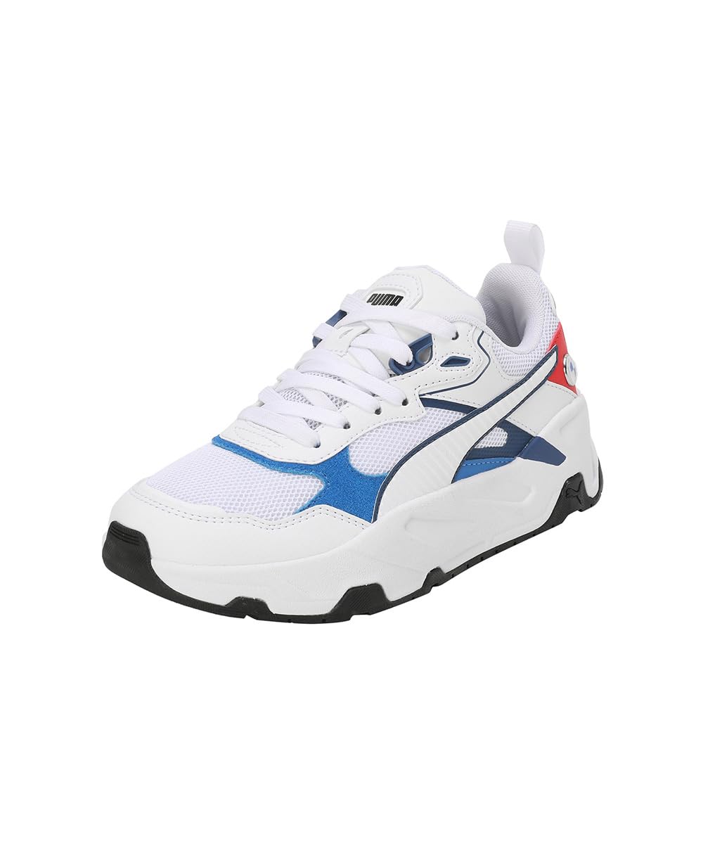Puma BMW MMS Trinity Jr Sneaker - White Blue Red