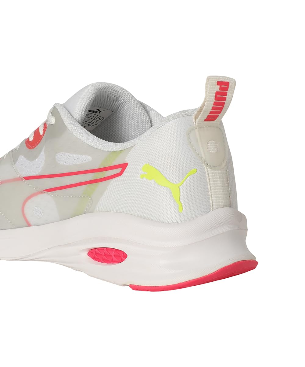 Puma ProFoam Fuego WNS Running Shoe - White Pink Yellow - Image 4