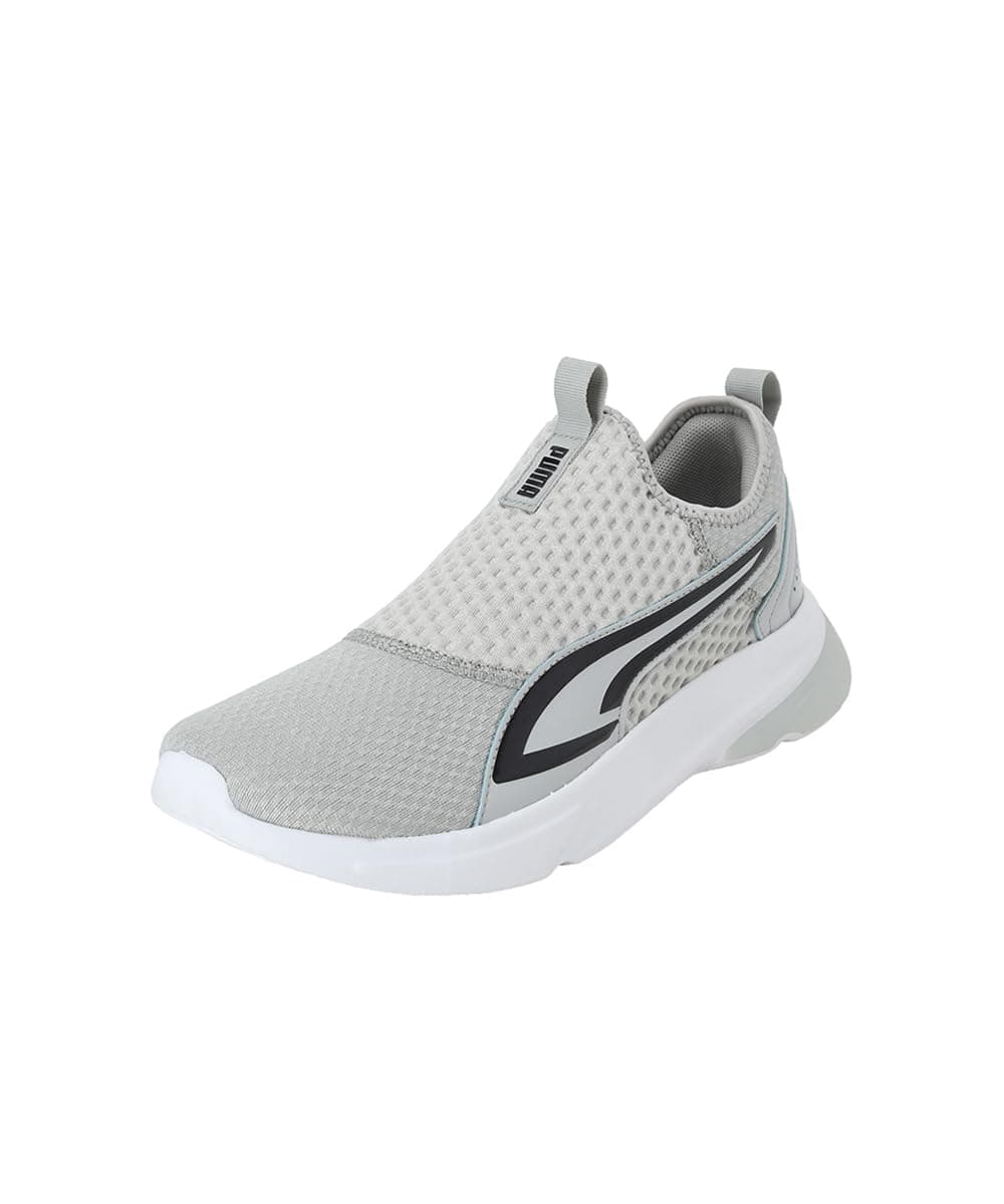 Puma Mens Asteride Sneaker - Ash Gray Black White