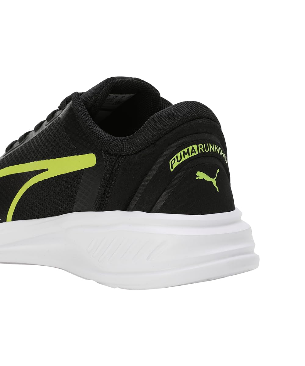 Puma Men's Scorch Whizz Street Running Shoe - Black White Electric Lime - Image 4