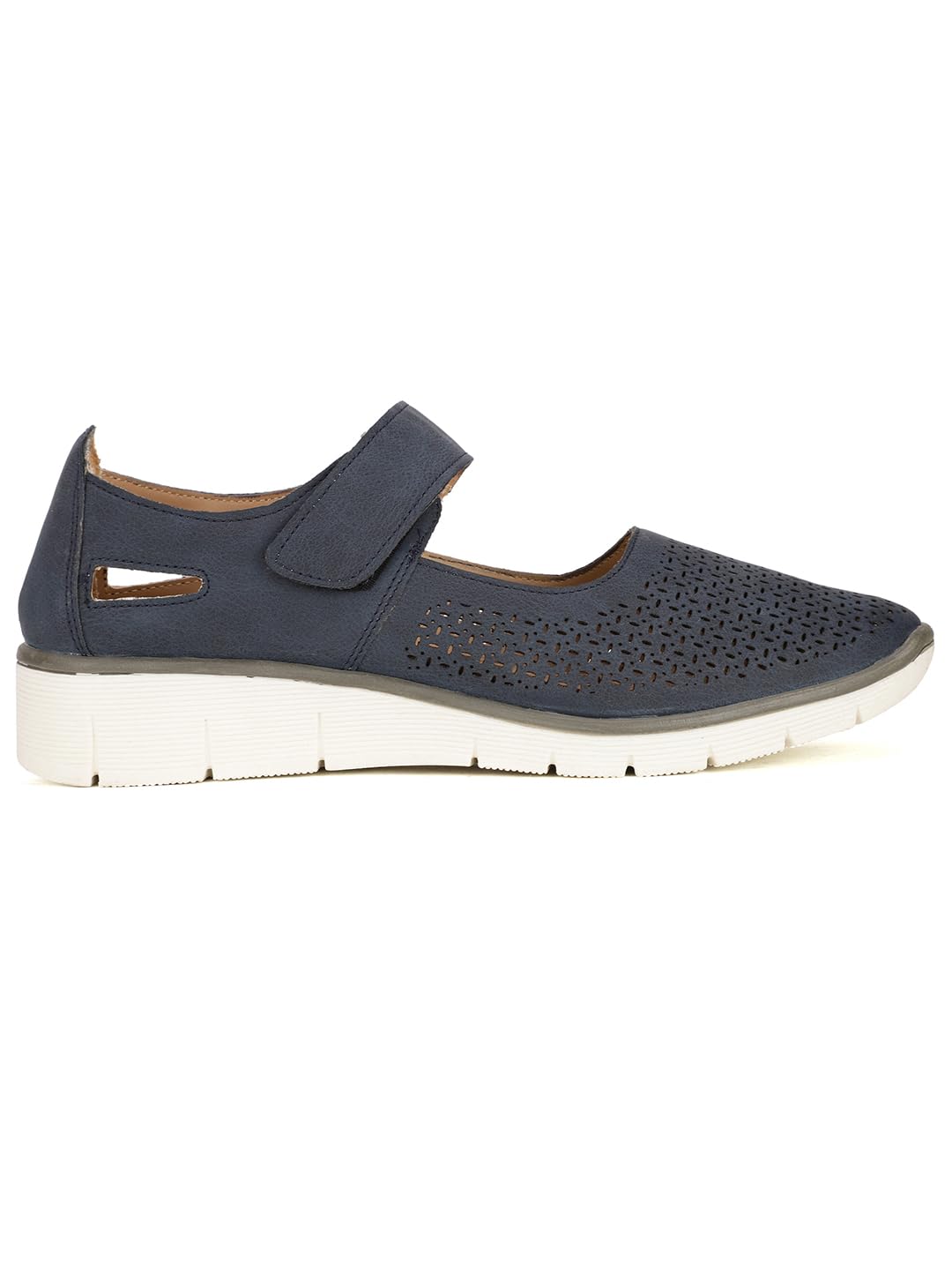 Bata Women's Blue Ballet Flat - Image 3