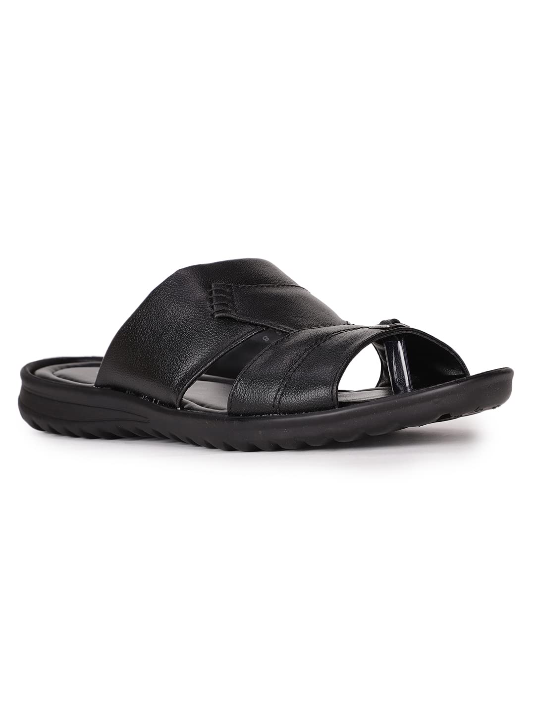 Bata Men's Black Slip-on Sandal
