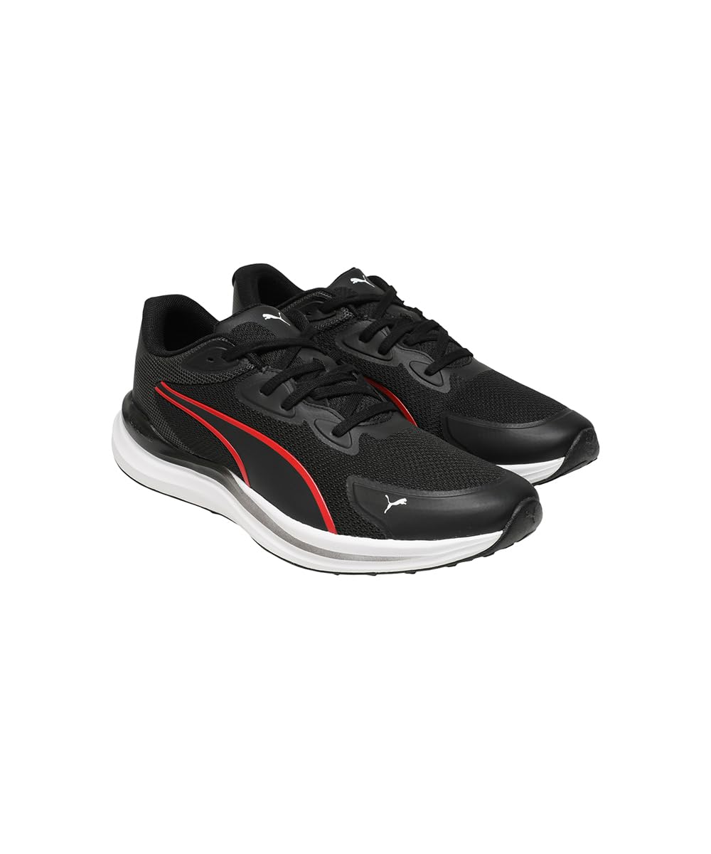 Puma Men ComfortRise Lite Running Shoe - Black - Image 5