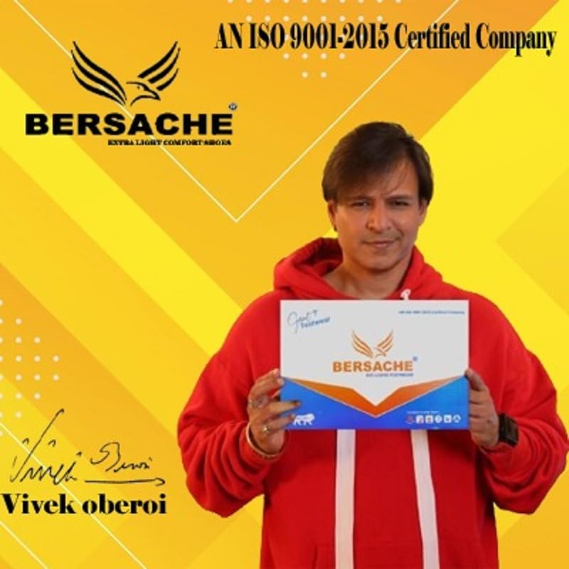 BERSACHE Running Shoes for Men - Grey - Image 2