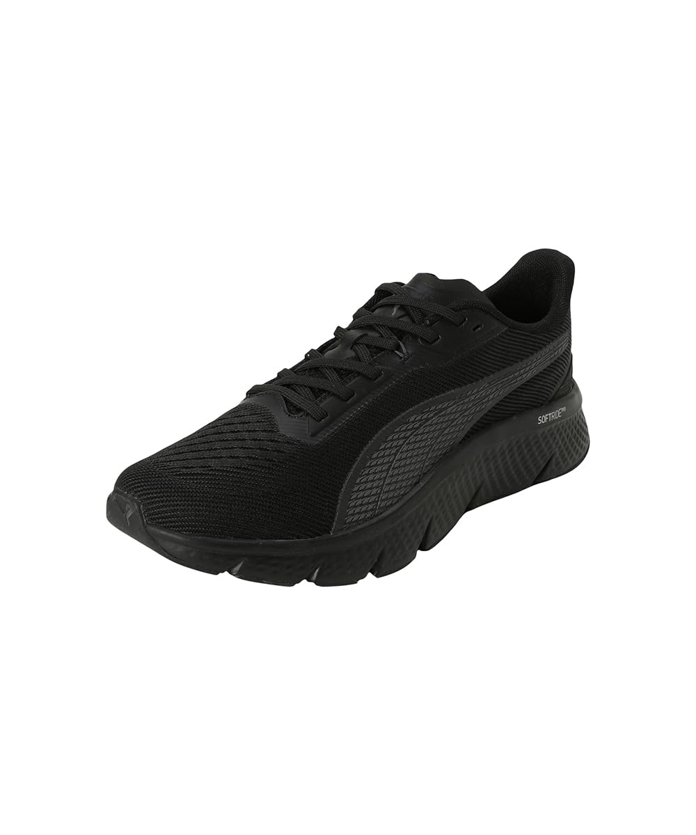 Puma Softride Pro Dynamic Flex Mo - Black Gray Men's Running Shoe